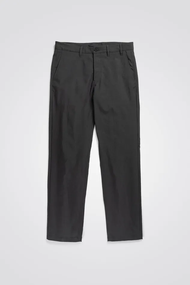 Men Norse Projects Trousers Aros Solotex Chino Black