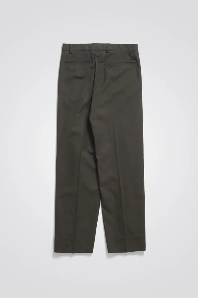 Men Norse Projects Trousers Benn Relaxed Pleated Trouser Beech Green