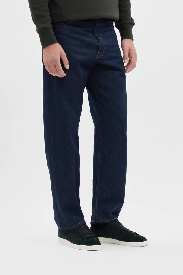 Men Norse Projects Trousers Norse Relaxed Denim Indigo
