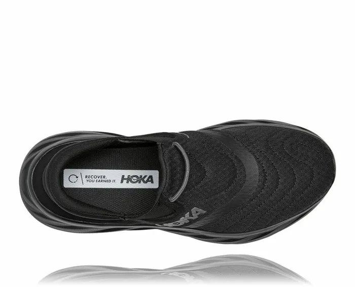 Men Ora Recovery Shoe 2 Black Black HOKA ONE ONE Recovery Sandals