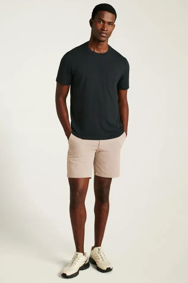 Men Organic Cotton Pocket Tee Black Bonobos Short Sleeve Tees