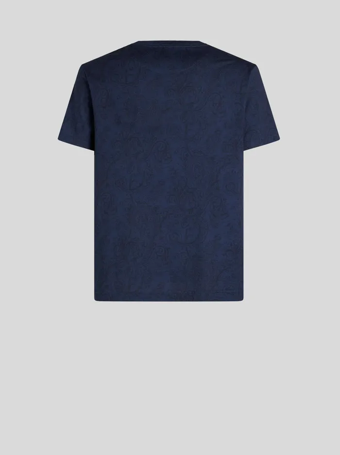 Men Paisley Pattern TShirt Etro TShirts