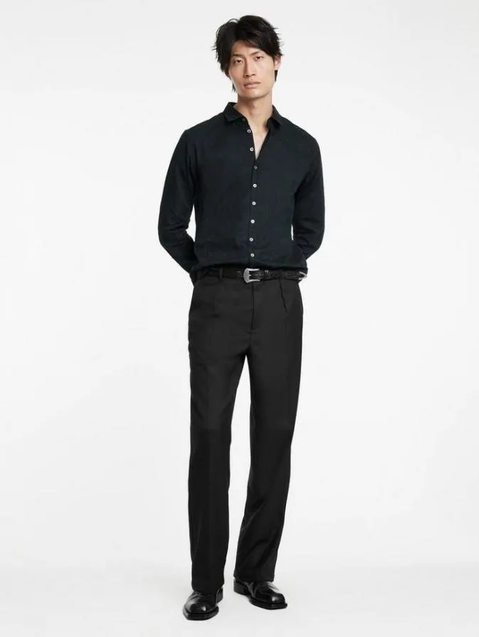Men Pants John Varvatos ELY PANTS Black