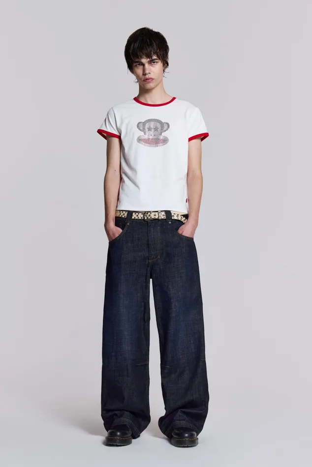 Men Paul Frank Spell Out Colossus Jeans Jaded London Colossus Jeans