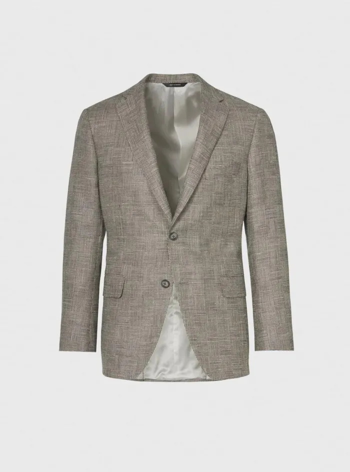 Men Paul Stuart Blazers and Jackets Parquet Paul Jacket Blacktan