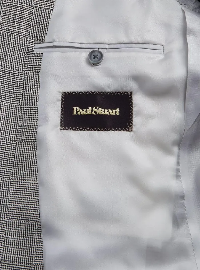 Men Paul Stuart Blazers and Jackets Parquet Paul Jacket Blacktan