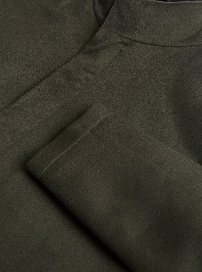 Men Paul Stuart Outerwear Cashmere Car Coat Olive