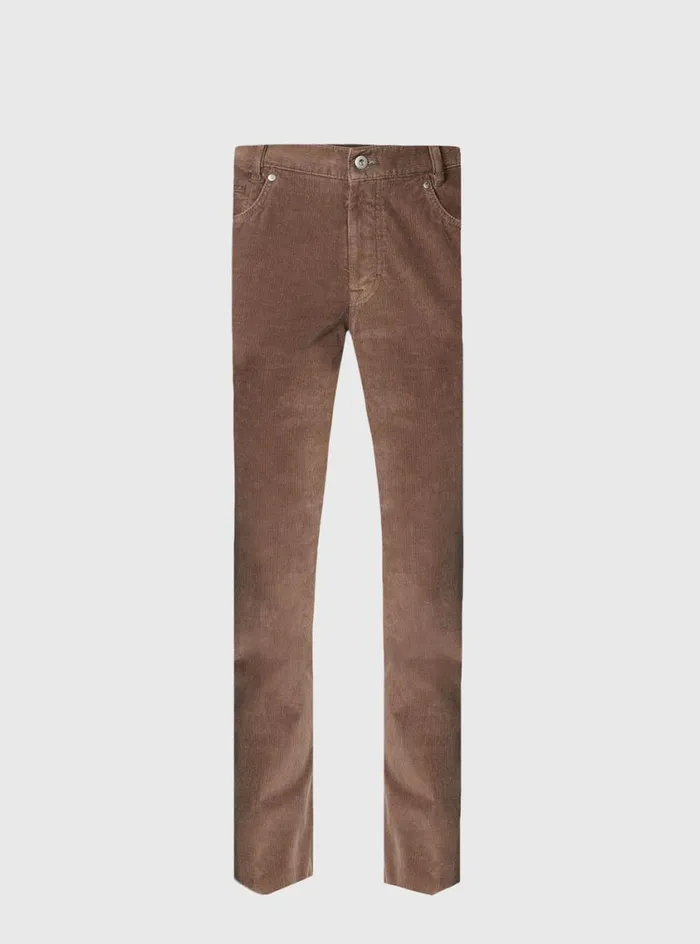 Men Paul Stuart Pants Classic FivePocket Corduroy Trouser Mink
