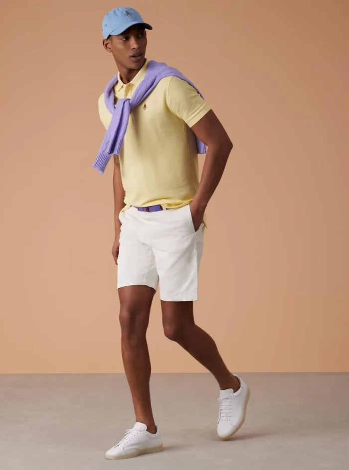 Men Paul Stuart Shorts and Swim Trunks Twill Cotton Walk Short Stone Men Paul Stuart Shorts and Swim Trunks Twill Cotton Walk Short Stone