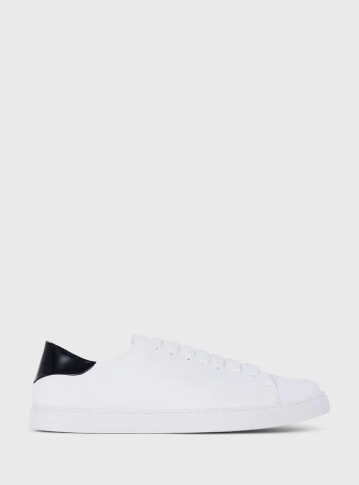 Men Paul Stuart Sneakers Homer Leather Sneaker White