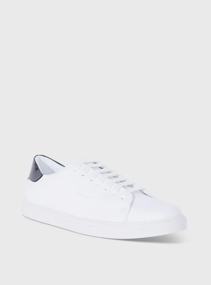 Men Paul Stuart Sneakers Homer Leather Sneaker White