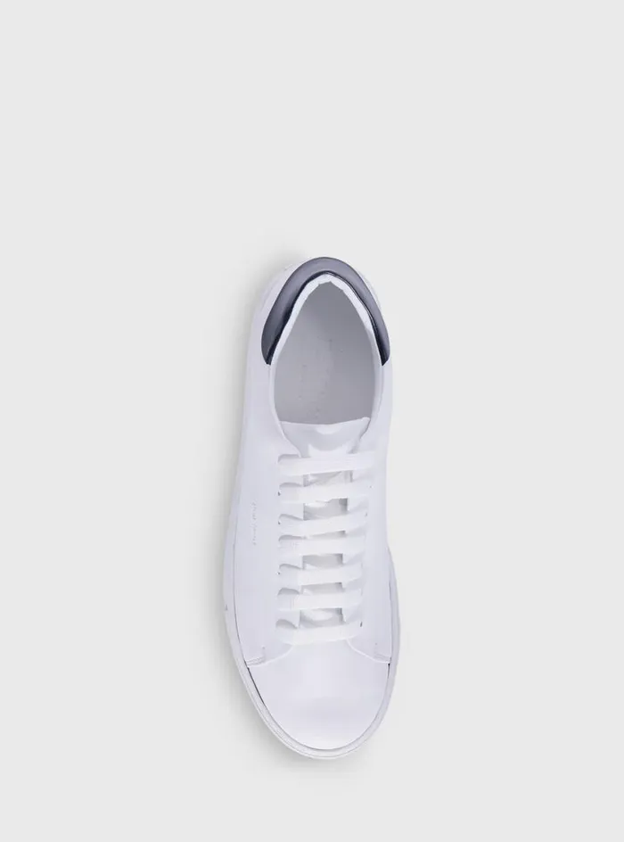 Men Paul Stuart Sneakers Homer Leather Sneaker White