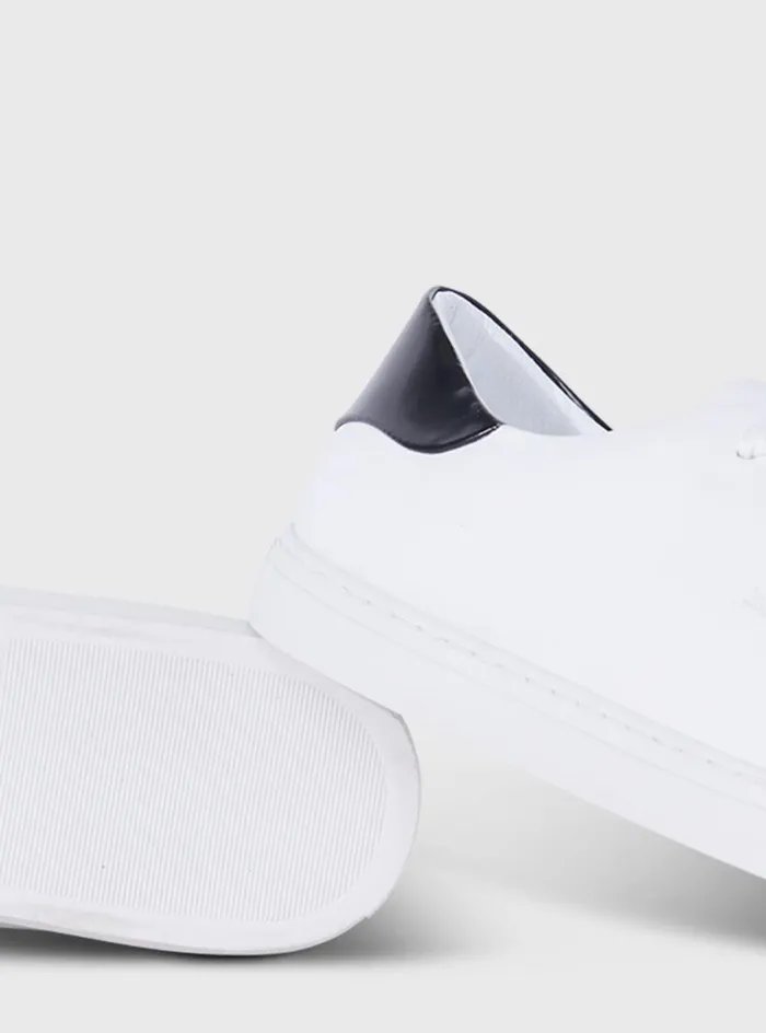 Men Paul Stuart Sneakers Homer Leather Sneaker White