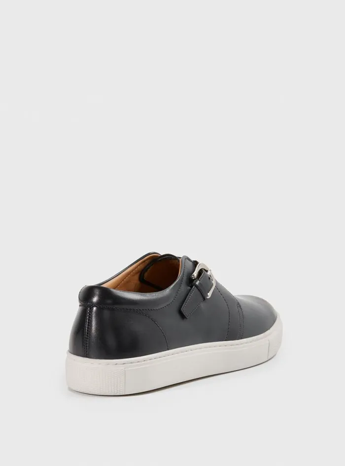 Men Paul Stuart Sneakers Paulo Leather Sneaker Grey Men Paul Stuart Sneakers Paulo Leather Sneaker Grey