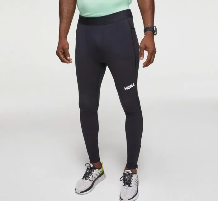 Men Performance Full Length Tight Black HOKA ONE ONE Bottoms