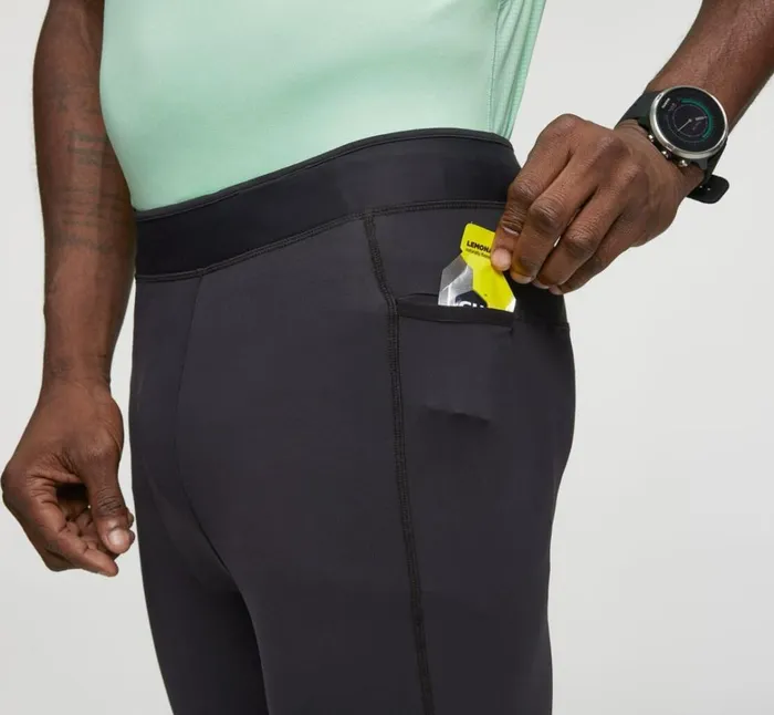 Men Performance Full Length Tight Black HOKA ONE ONE Bottoms