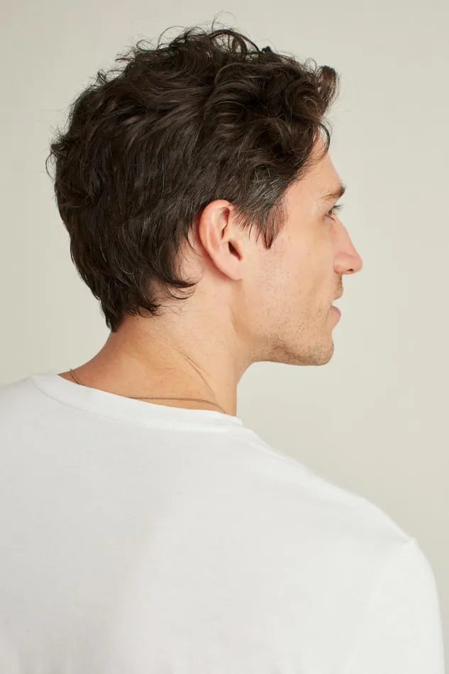 Men Pima Performance Long Sleeve Henley White Bonobos Henleys