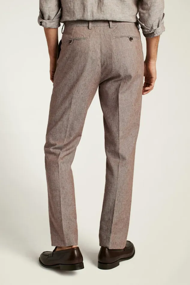 Men Primo Chino Khaki Linen Twill Bonobos Chinos