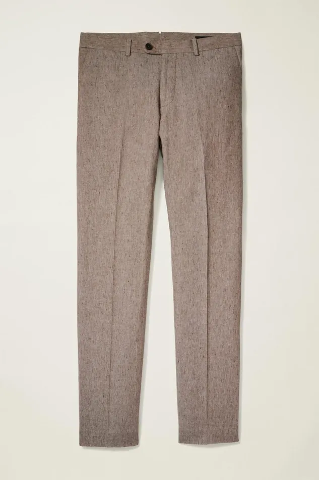 Men Primo Chino Khaki Linen Twill Bonobos Chinos