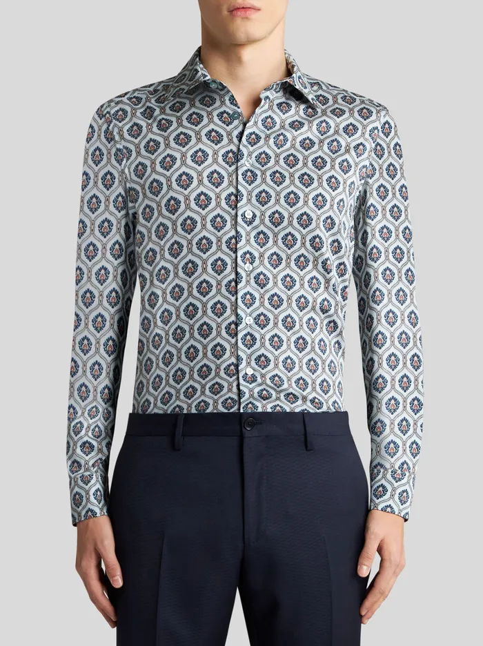 Men Printed Shirt Etro Shirts