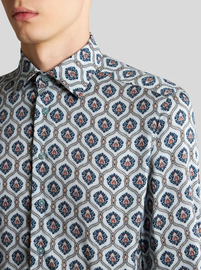 Men Printed Shirt Etro Shirts
