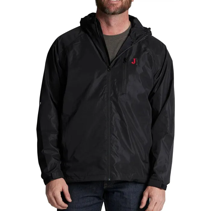 MEN Rain Jacket Black Justin Boots Outerwear