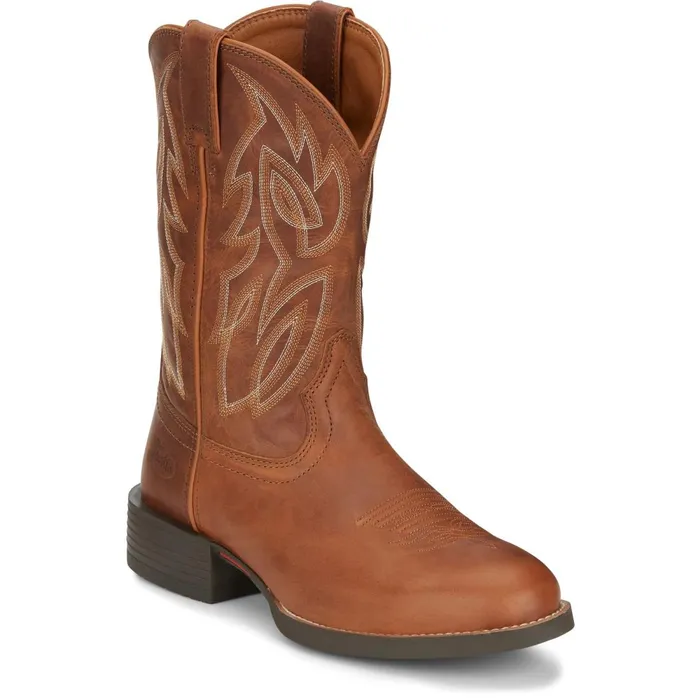 MEN Rendon 11034 Western Cognac Justin Boots Western