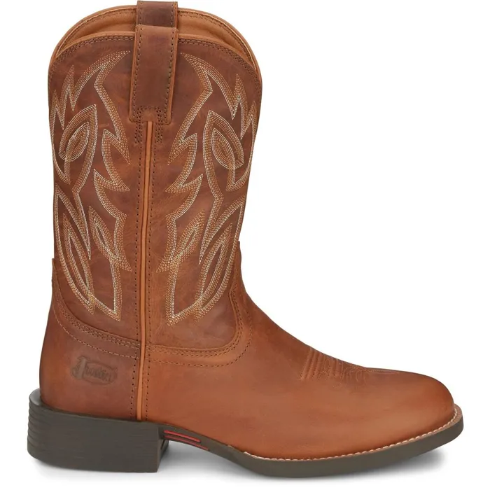 MEN Rendon 11034 Western Cognac Justin Boots Western