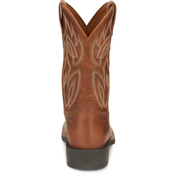 MEN Rendon 11034 Western Cognac Justin Boots Western