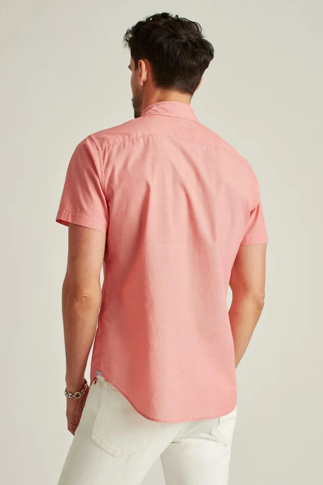 Men Riviera Short Sleeve Shirt Tropical Rum End On End Bonobos Casual Shirts