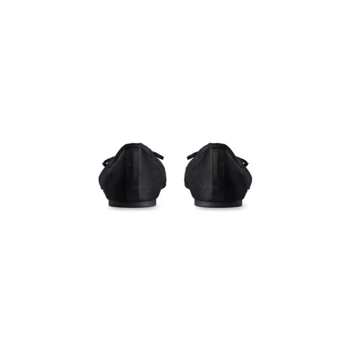 Men Sandals and Mules Balenciaga Leopold Ballerina In Black