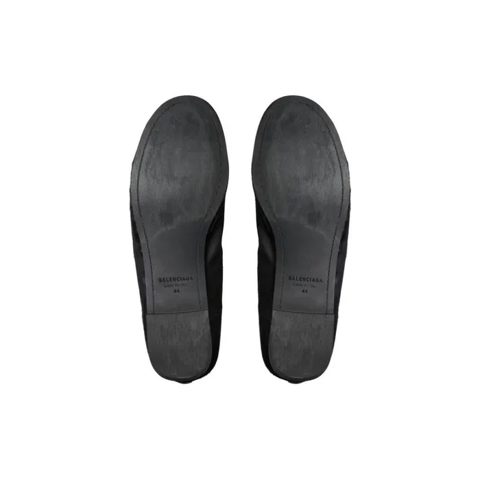 Men Sandals and Mules Balenciaga Leopold Ballerina In Black
