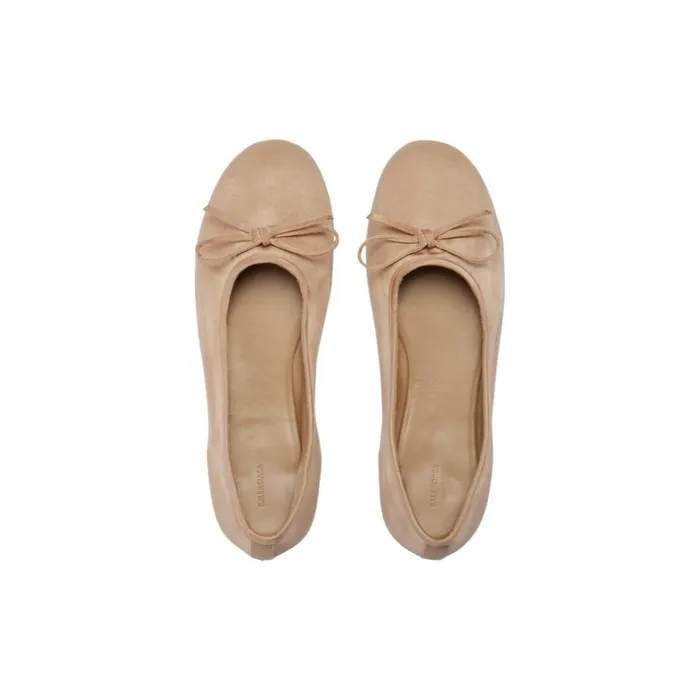 Men Sandals and Mules Balenciaga Leopold Ballerina In Light Beige