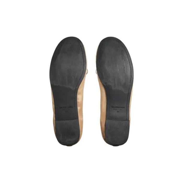 Men Sandals and Mules Balenciaga Leopold Ballerina In Light Beige