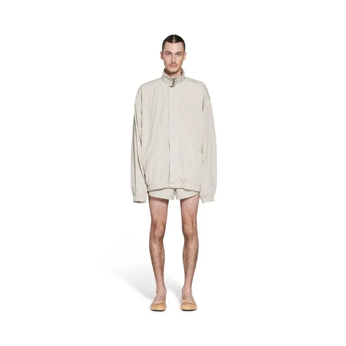 Men Sandals and Mules Balenciaga Leopold Ballerina In Light Beige