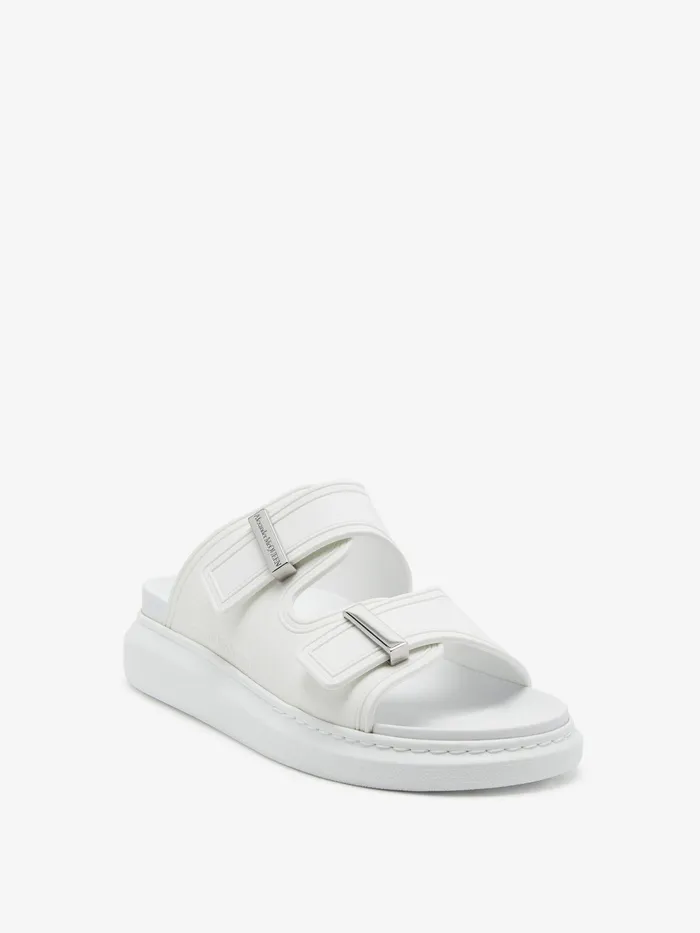 Men Sandals And Slides Alexander McQueen Oversized Hybrid Slide Ivory