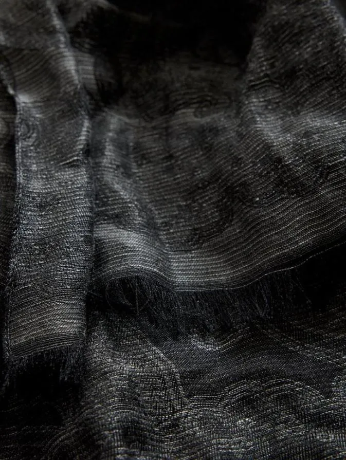 Men Scarves and Ties John Varvatos GOWER SCARF Carbon