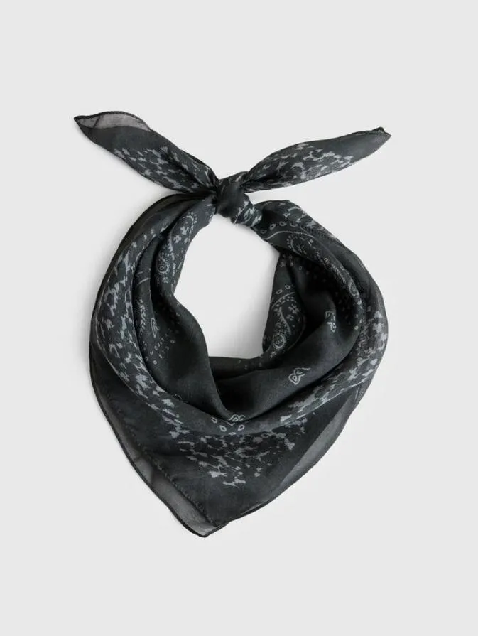 Men Scarves and Ties John Varvatos ROCKINGHAM SCARF Carbon