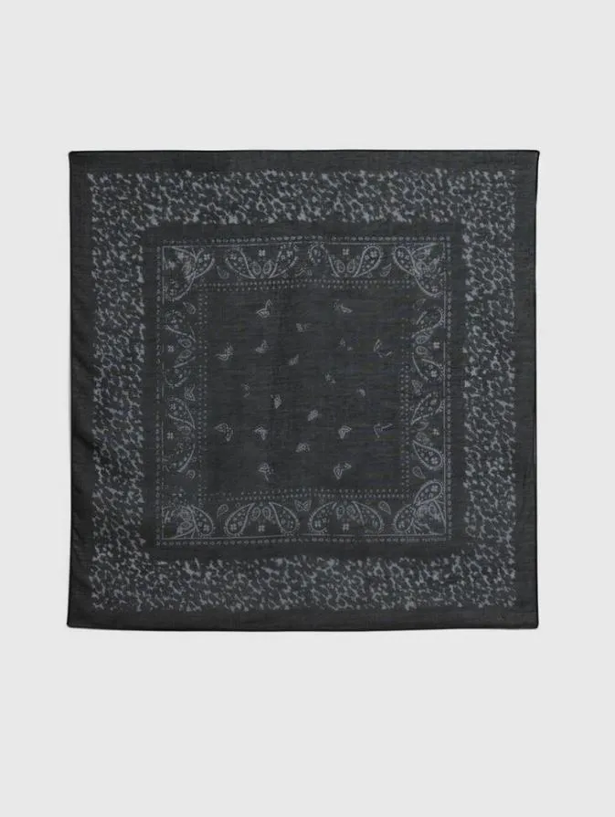 Men Scarves and Ties John Varvatos ROCKINGHAM SCARF Carbon