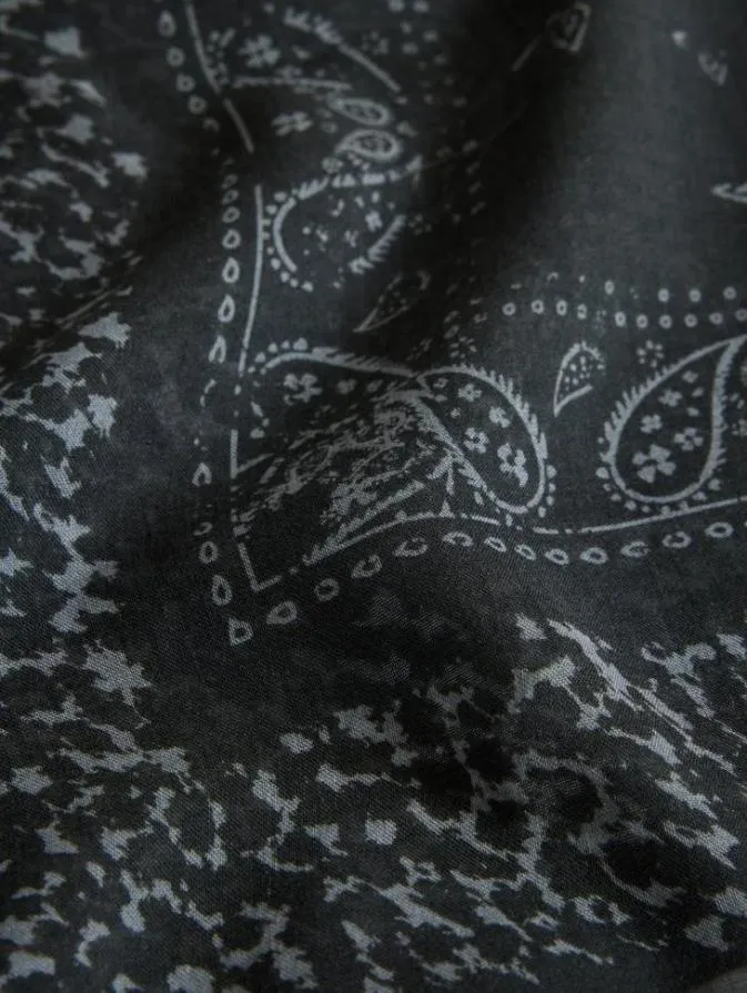 Men Scarves and Ties John Varvatos ROCKINGHAM SCARF Carbon