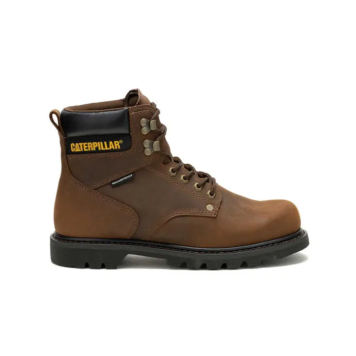 Men Second Shift Waterproof Work Boot Cat Footwear Boots