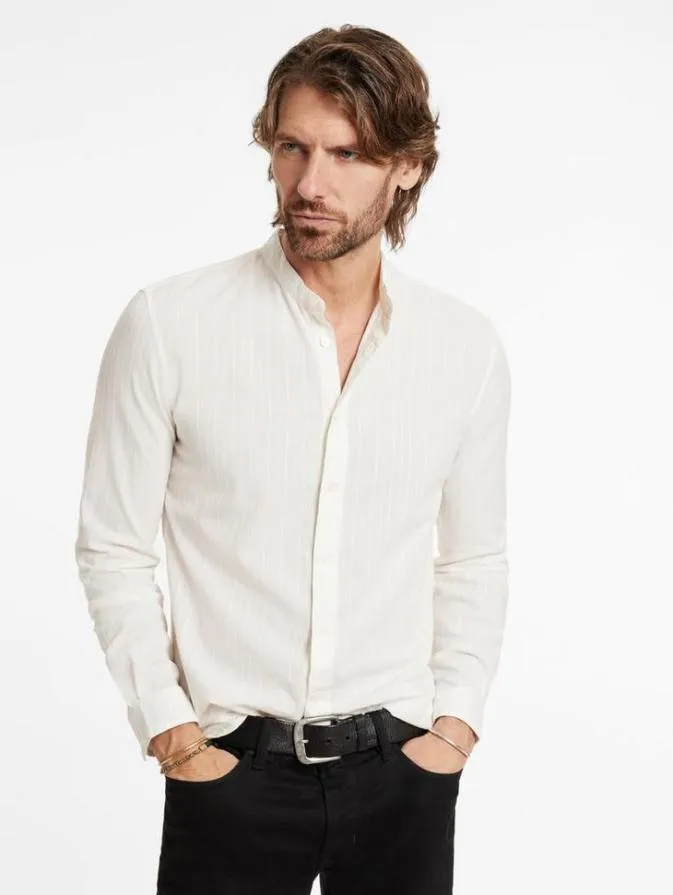 Men Shirts John Varvatos BEN SHIRT White