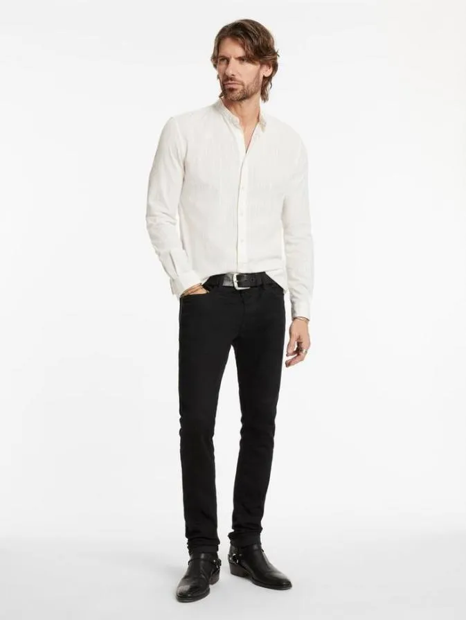 Men Shirts John Varvatos BEN SHIRT White