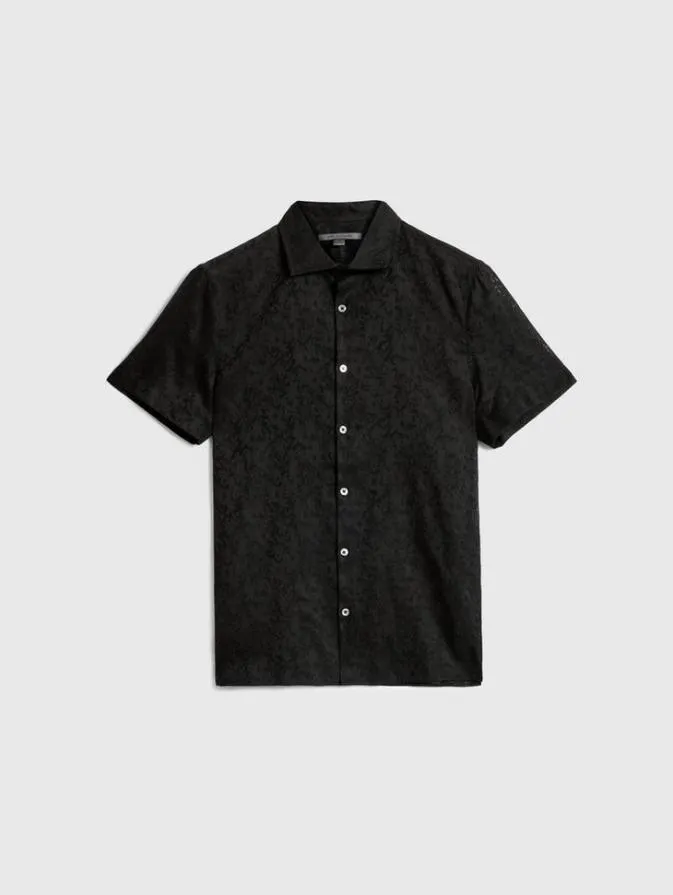 Men Shirts John Varvatos LAWRENCE SHIRT Black