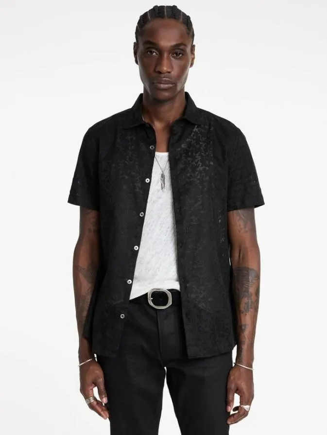 Men Shirts John Varvatos LAWRENCE SHIRT Black