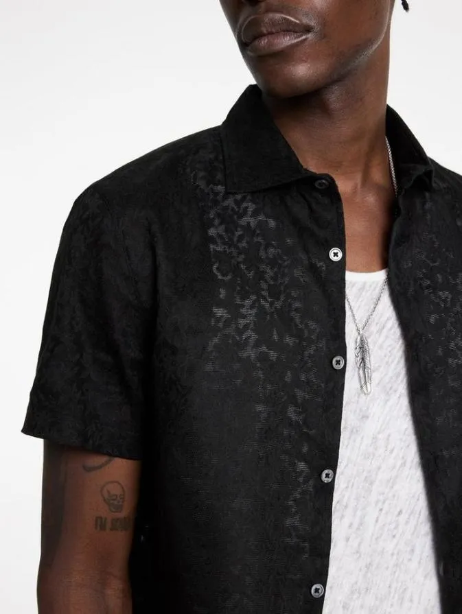 Men Shirts John Varvatos LAWRENCE SHIRT Black