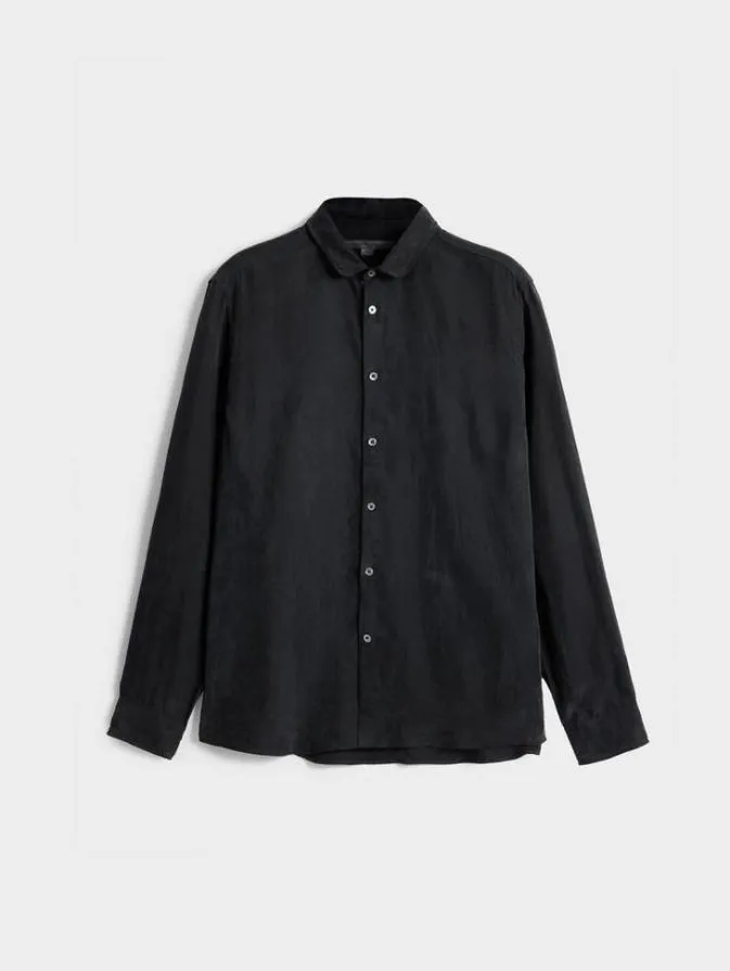 Men Shirts John Varvatos ORCHARD SHIRT Black