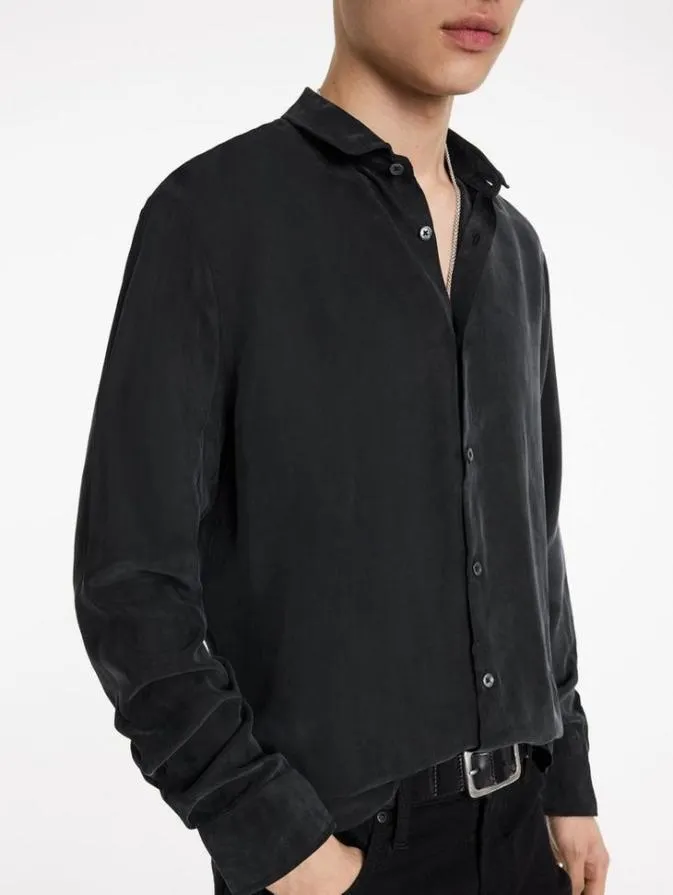 Men Shirts John Varvatos ORCHARD SHIRT Black
