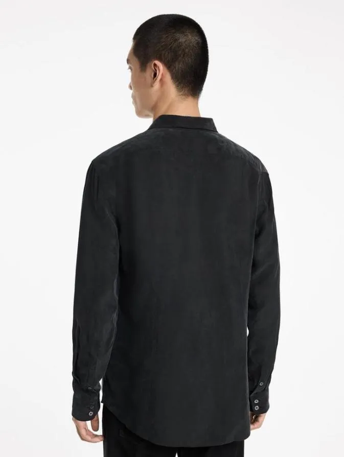 Men Shirts John Varvatos ORCHARD SHIRT Black