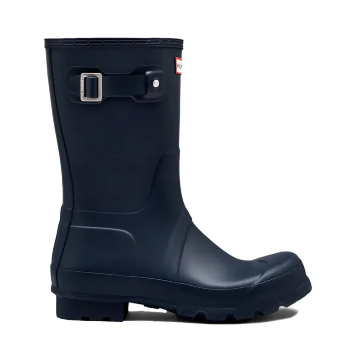 Men Short and Ankle Boots Hunter Boots Original Short Rain Boots Navy